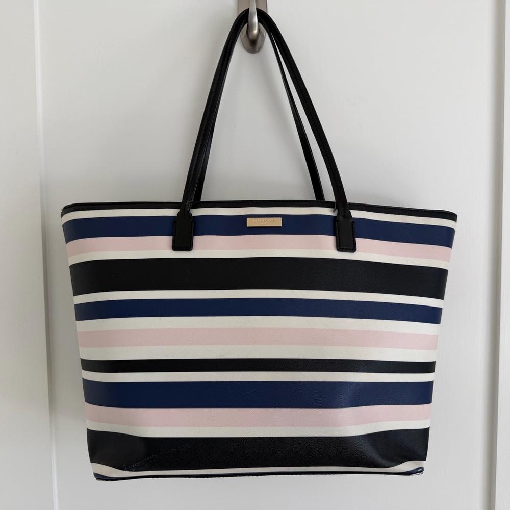 Kate Spade Multicolor Striped Satchel